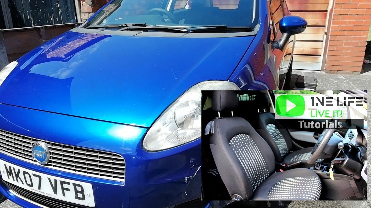 Fiat Punto Grande - How To Remove Front Seats