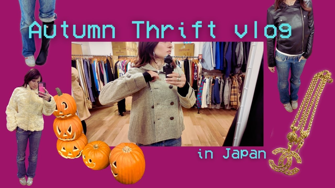 Autumn Thrift Day in Japan’s Countryside 🍂road trip vlog