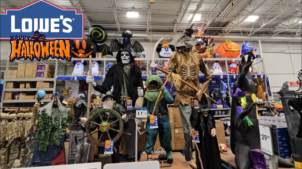 Lowe's Home Improvement Halloween 2024 Animatronics and Decor Shop With Me Walkthrough