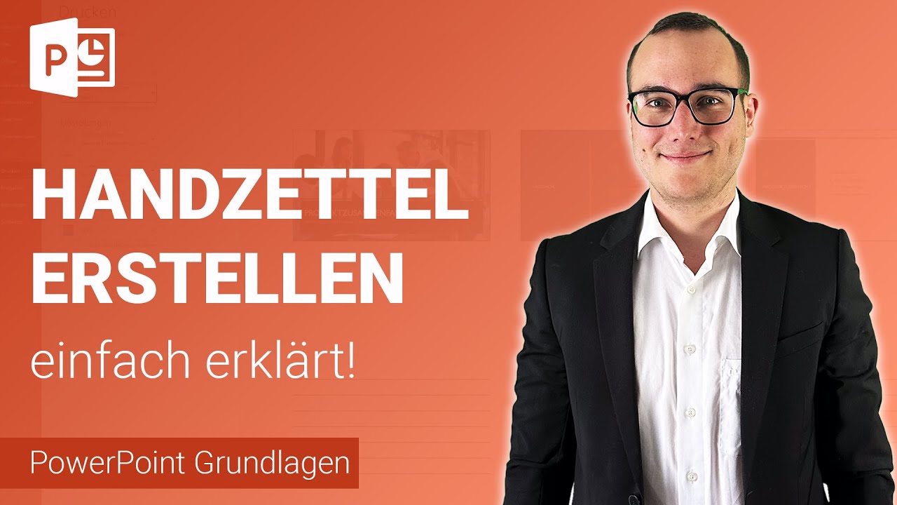 HANDZETTEL erstellen einfach erklärt | Lerne Microsoft PowerPoint ✅