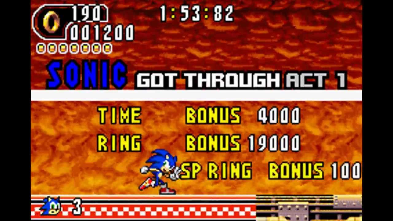 Sonic Advance 2 playthrough