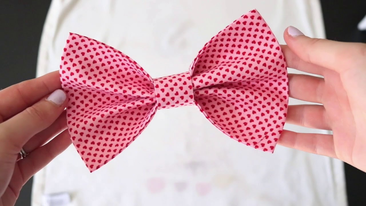 Easy No Sew Dog Bowties (instructions for sewing included)
