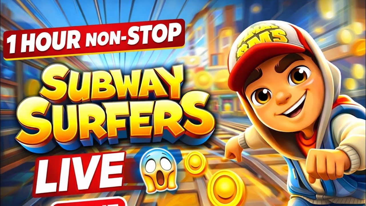 1 Hour Non Stop Subway Surf Live 😱