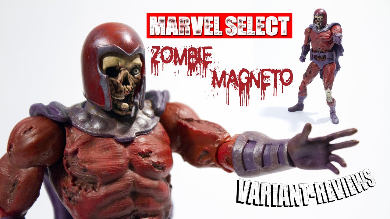 Marvel Select Zombie Magneto Marvel Zombies Comic Action Figure Review