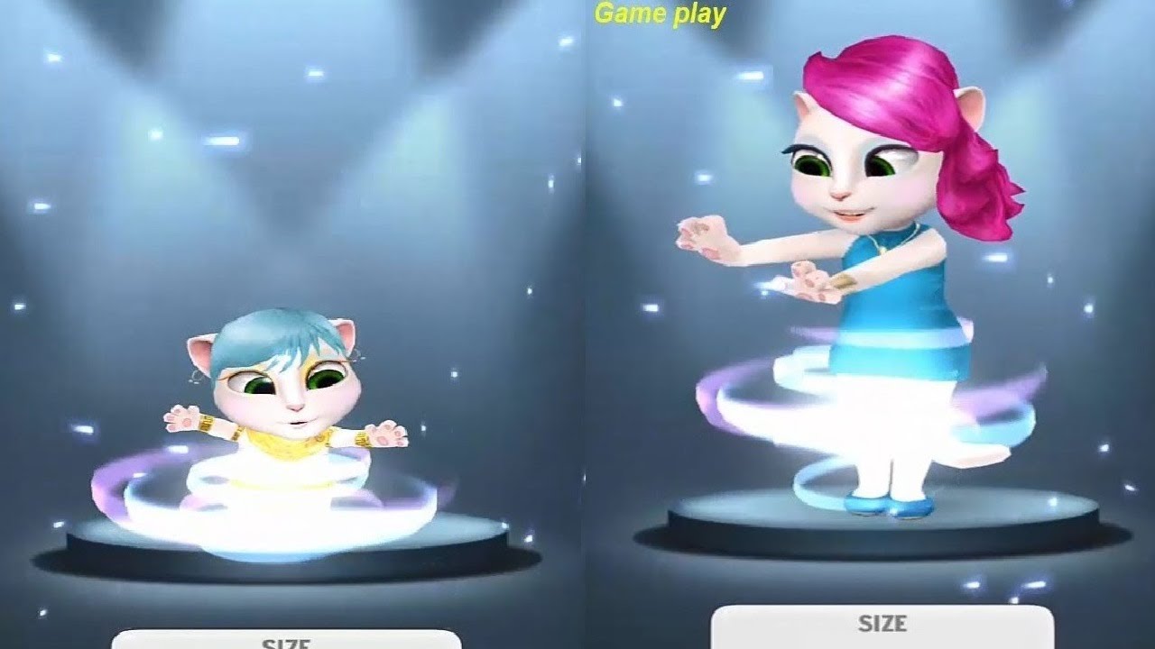 My Talking Angela LEVEL 505 VS  LEVEL 555  Gameplay