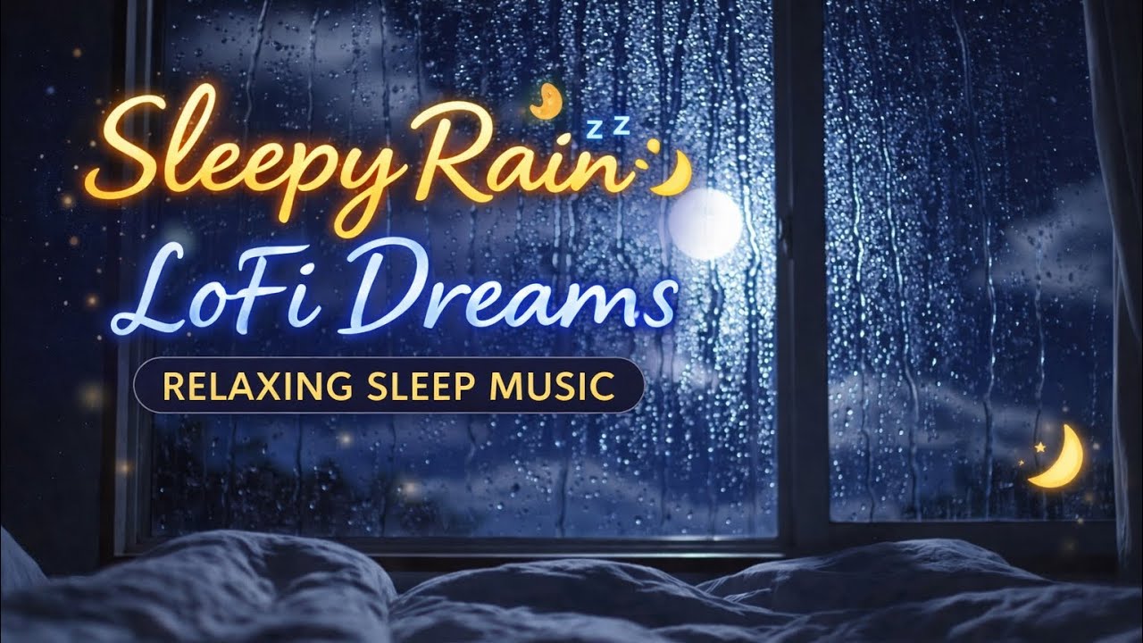 Relaxing Rain Music for when you have trouble sleeping 🌙💤 | Ambient LoFi Dreams (Sleep Music)