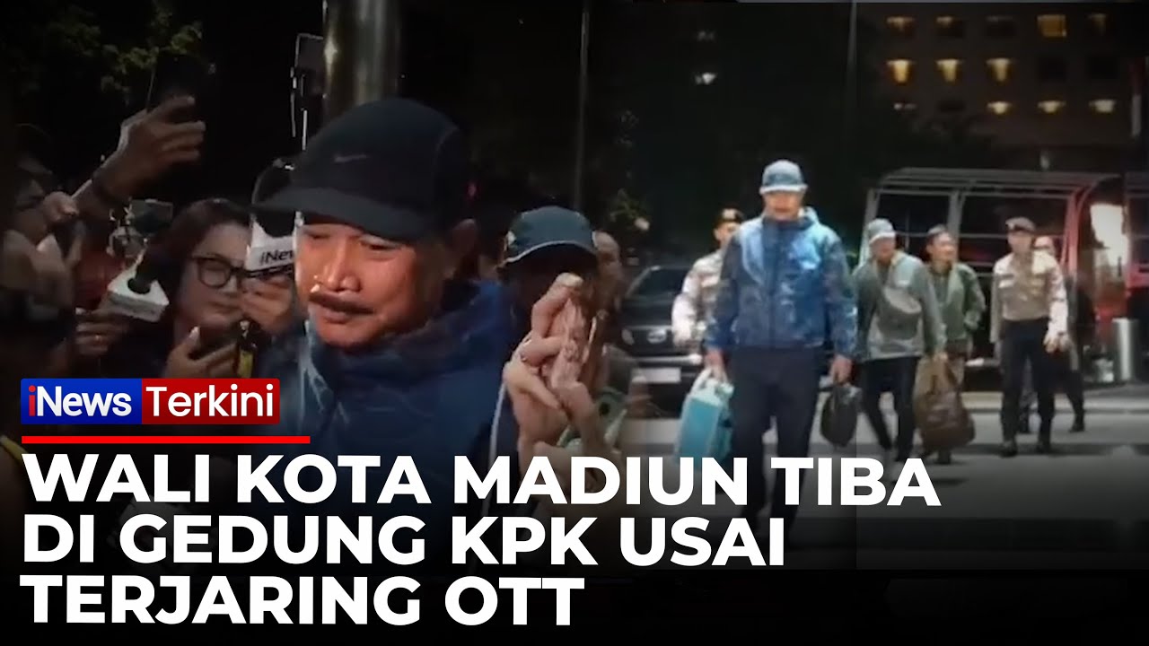 Malam-malam Digiring ke KPK! Wali Kota Madiun Maidi Tiba Usai OTT | iNews Terkini
