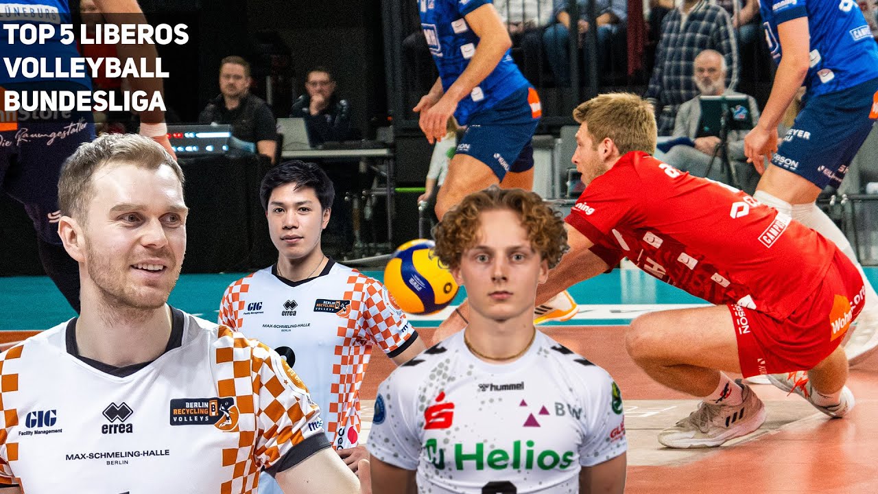 Die TOP 5 Liberos der Volleyball Bundesliga!