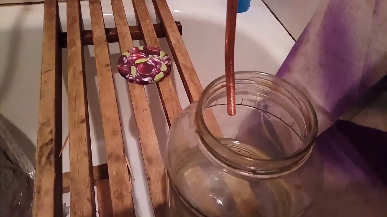 Работа медной клюшки с отрицательным углом