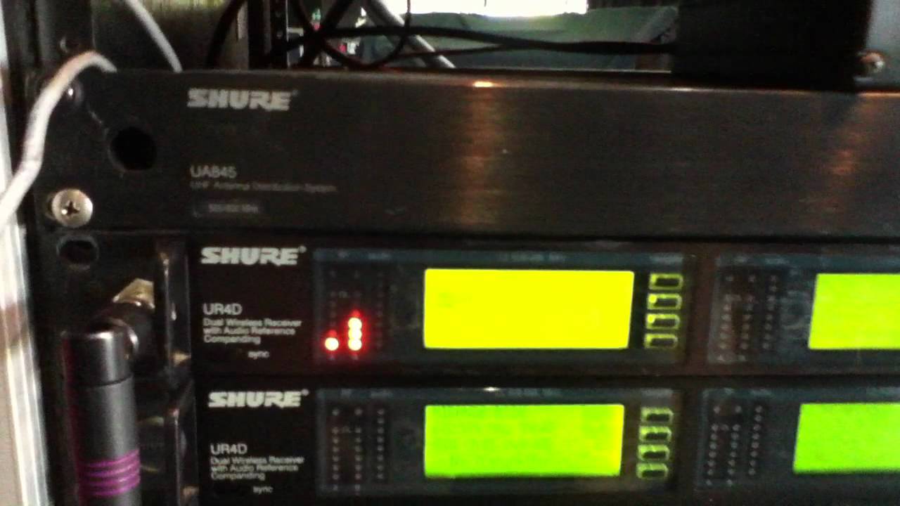 Changing a Wireless Frequency on Shure UR40 D UHFR Wireless Guitar System