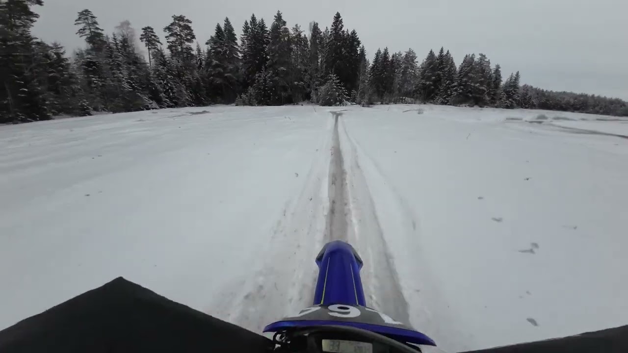 Snow enduro training with my new Sherco SEF 300 Factory 2025