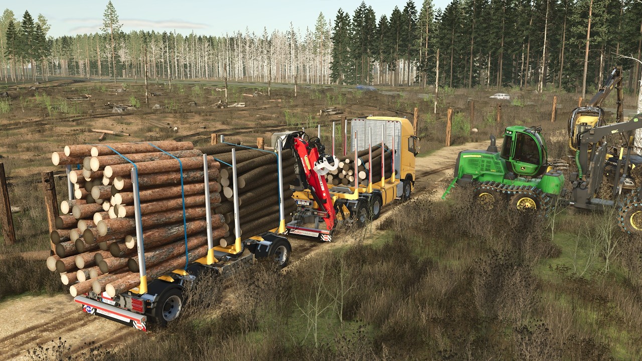 Trucking some shortwood | EP. 12 | Fs25 Timelapse | Põllu Küla
