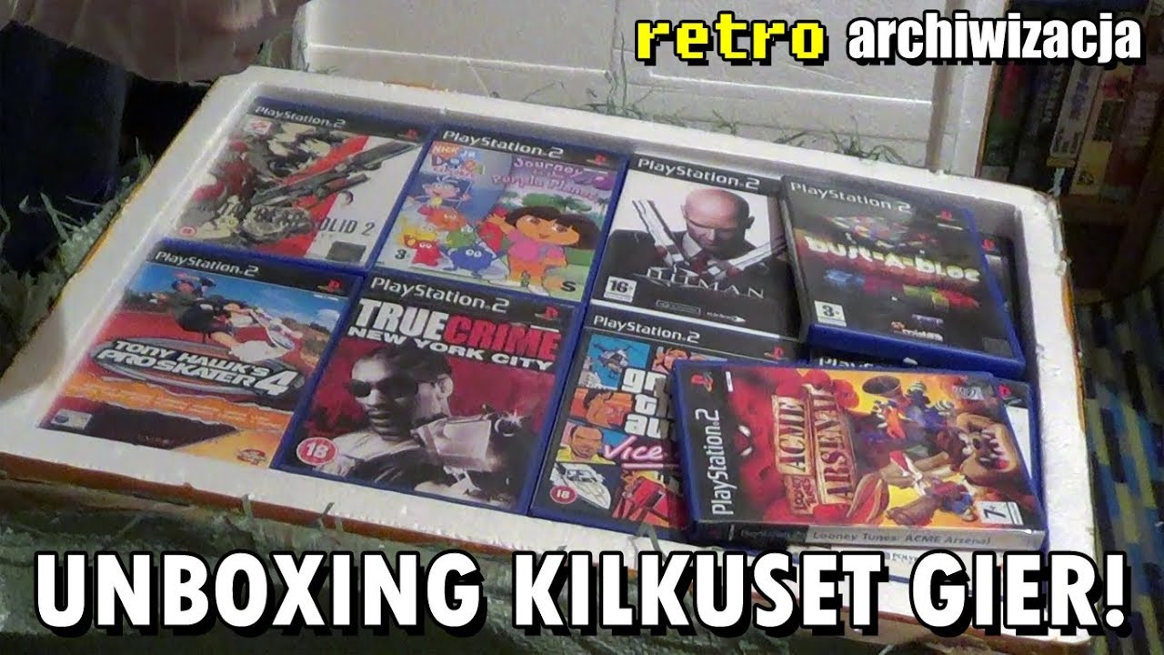 Unboxing kilkuset gier! + konsole PS1, PS2, PS3, Xbox 360  | Retro archiwizacja – odcinek 826
