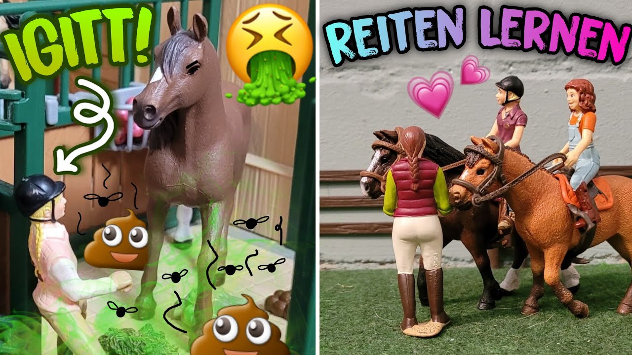 ÄRGER mit Antonia! 😡 + Reiten lernen 🐴💕 | Schleich Reiterhof Geschichten