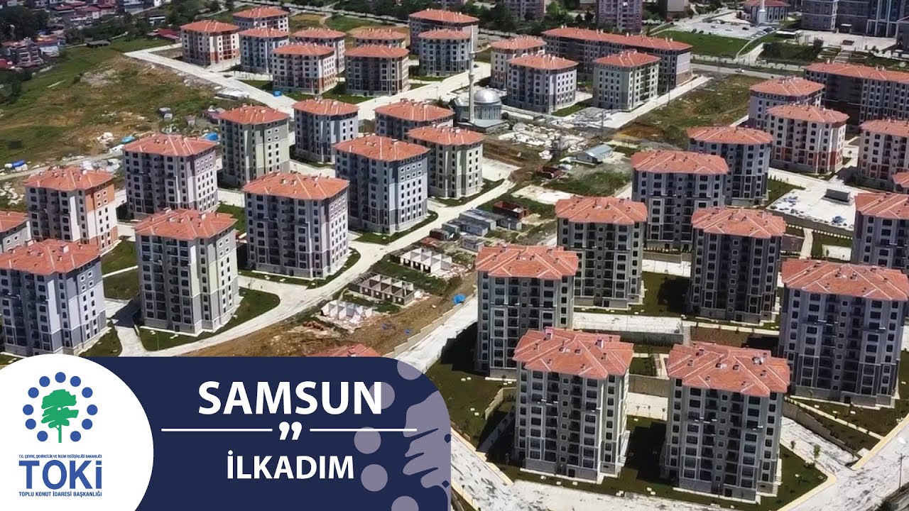 Samsun İlkadım İlçesi Kıran Mahallesi 680 konut