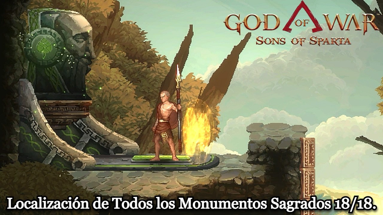 God of War Sons of Sparta  | Localización de Todos los Monumentos Sagrados 18/18.
