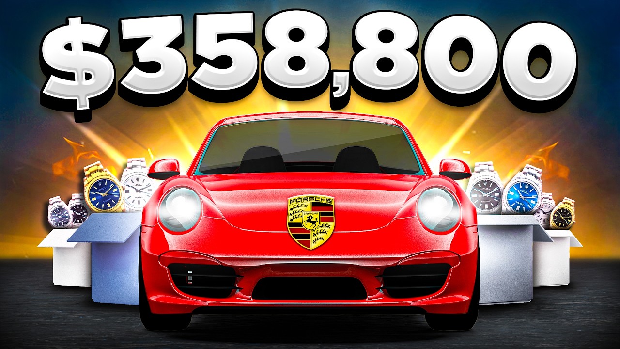 LIFE CHANGING... THE $350,000 PORSCHE UNBOXING! (0.1% PULL)