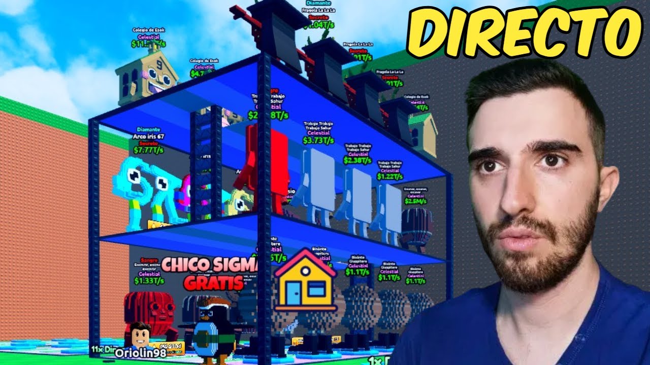 🔴 EN VIVO | MEJORANDO BRAINROTS DE SUSCRIPTORES  en ESCAPA del TSUNAMI por BRAINROT!😳🔥 