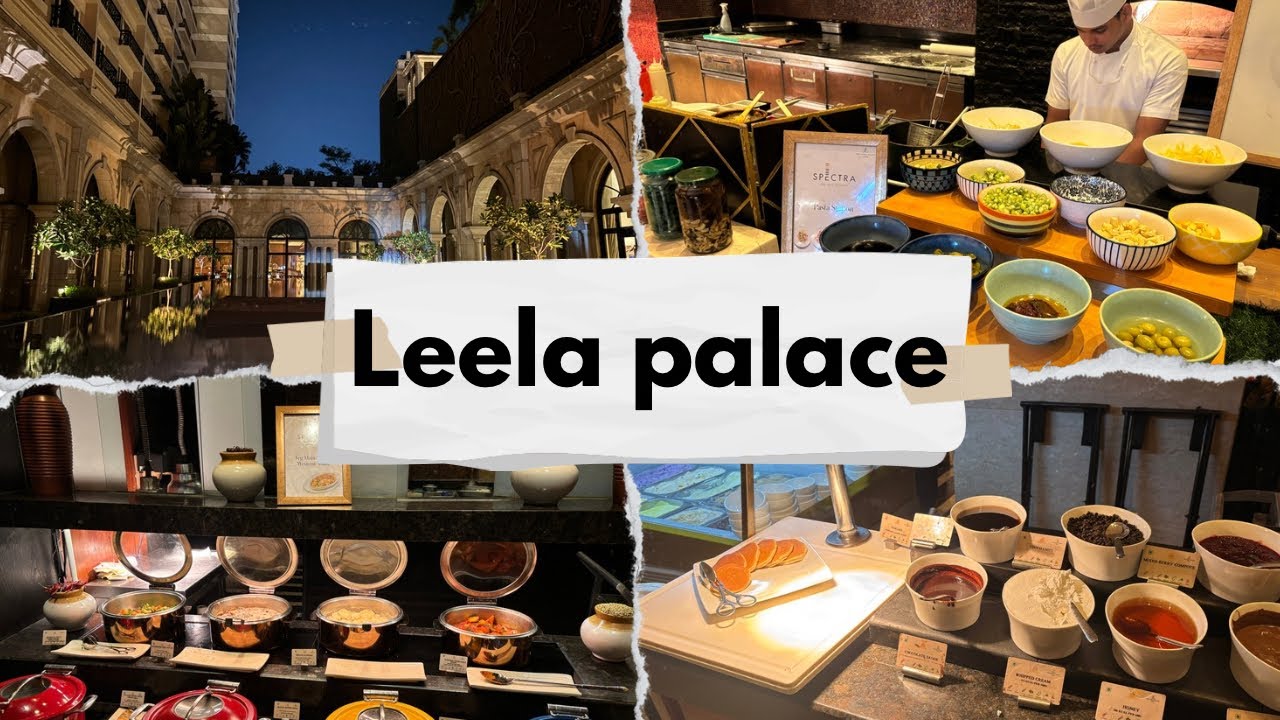 Leela palace Chennai buffet/ Leela palace explore #viralvideos #vlog #hotel #trending