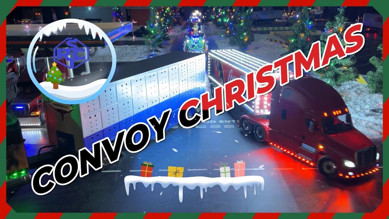 Convoy Christmas 2024 #rctrucks #snow