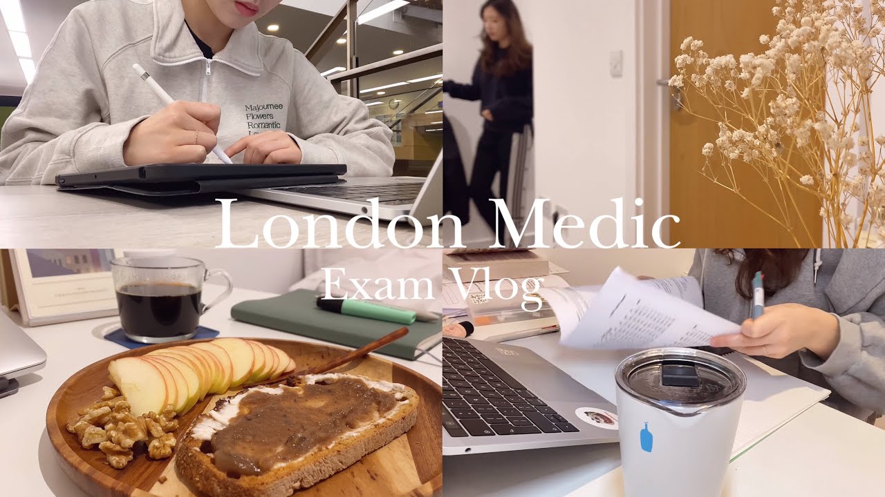 [ENG] 🇬🇧👩🏻‍💻 Exam week | Business school Vlog 런던대학생 브이로그