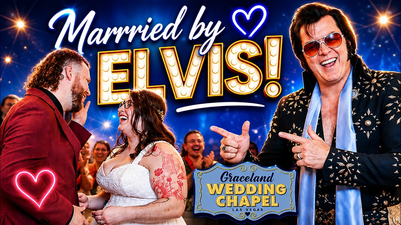 Kyle & Jamie's Elvis Wedding in Las Vegas | Graceland Chapel
