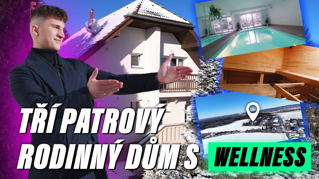 NEUVĚŘITELNÝ DŮM 25 min od Prahy! 250 m², bazén a sauna v Zahořanech