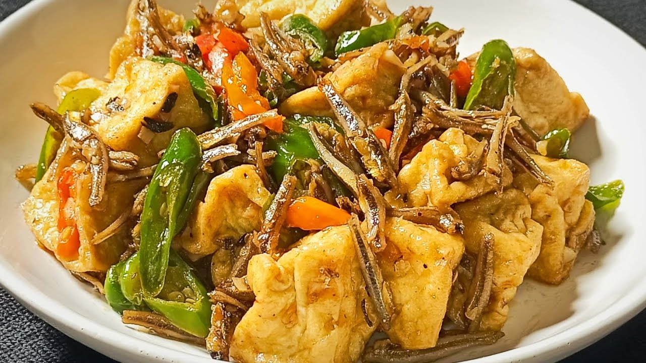 CARA MASAK TAHU YANG ENAK DAN SIMPEL || olahan tahu campur teri