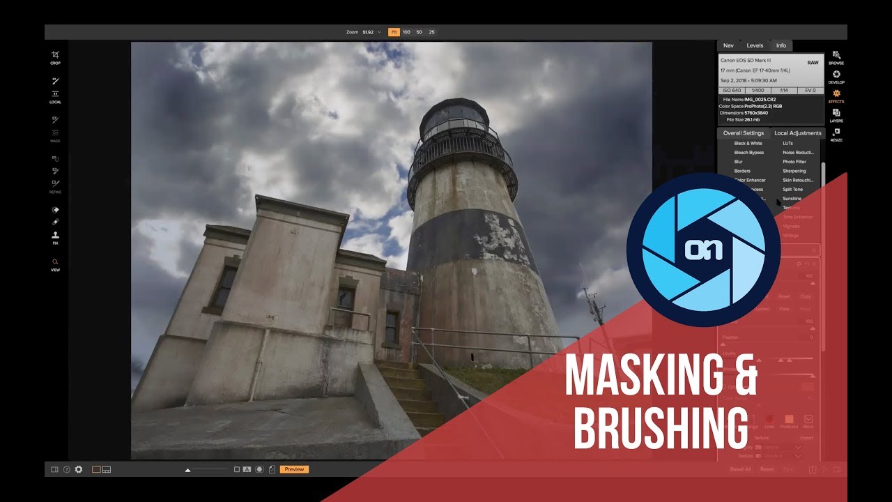 Masking and Brushing - ON1 Recorded Webinar