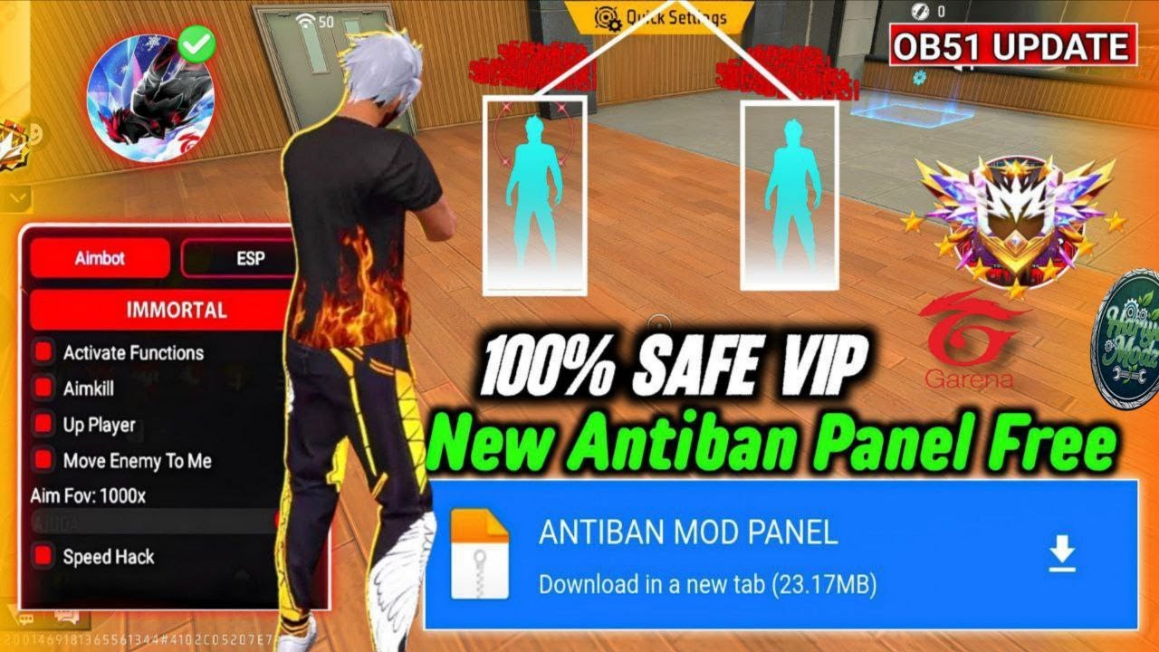 Panel For Mobile FF  Free fire hack New 🔥 FF Panel  free Fire panel Ob47 😈 FF Max Meta Data Ff