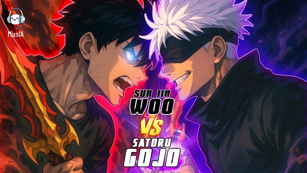 ¡Épico AMV de Gojo vs Jin Woo con Letra Original!