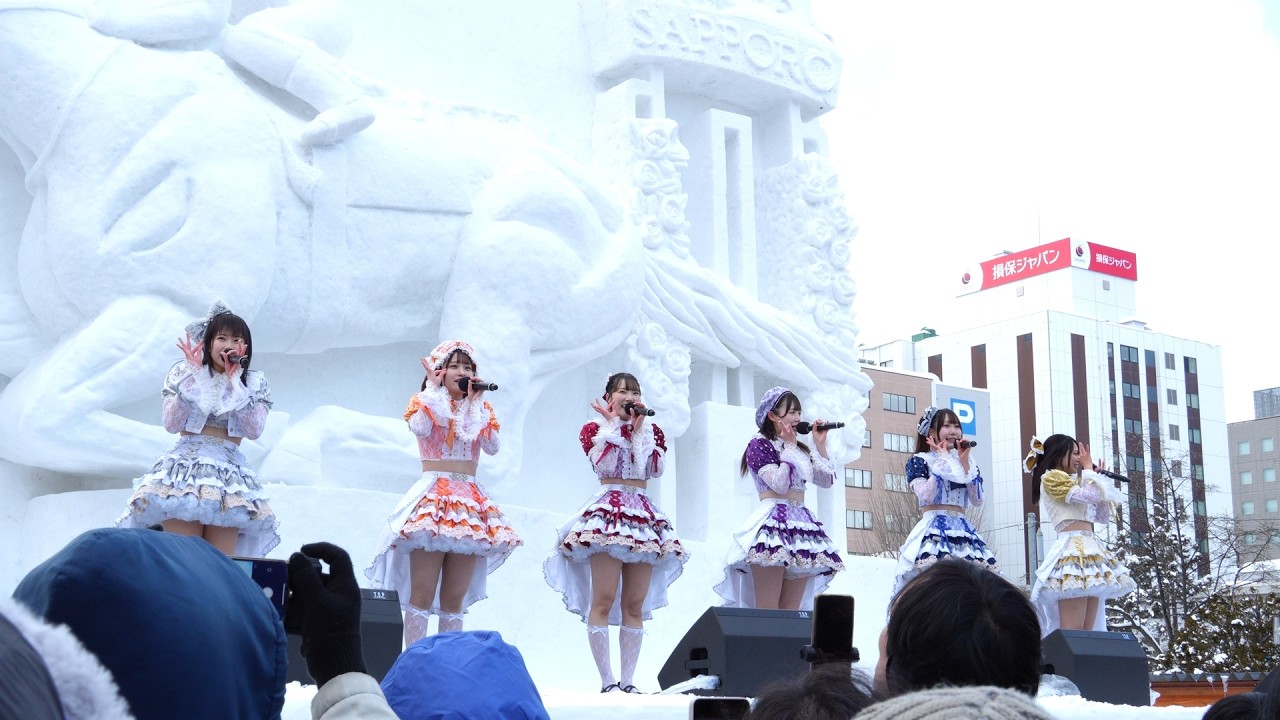 【4K】2026/02/09　ICECREAM SCREAM（アイスク）　さっぽろ雪まつり2026　【手持ち撮影のためブレてます】