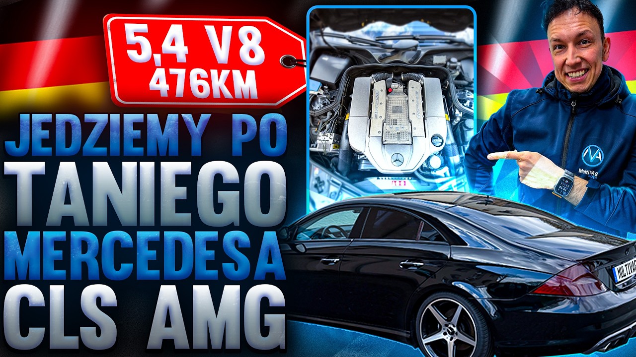 TANI MERCEDES CLS AMG Z NIEMIEC... CO MOŻE P&Oacute;JŚĆ NIE TAK?Sprawdzamy używane auto z Niemiec V8 476KM