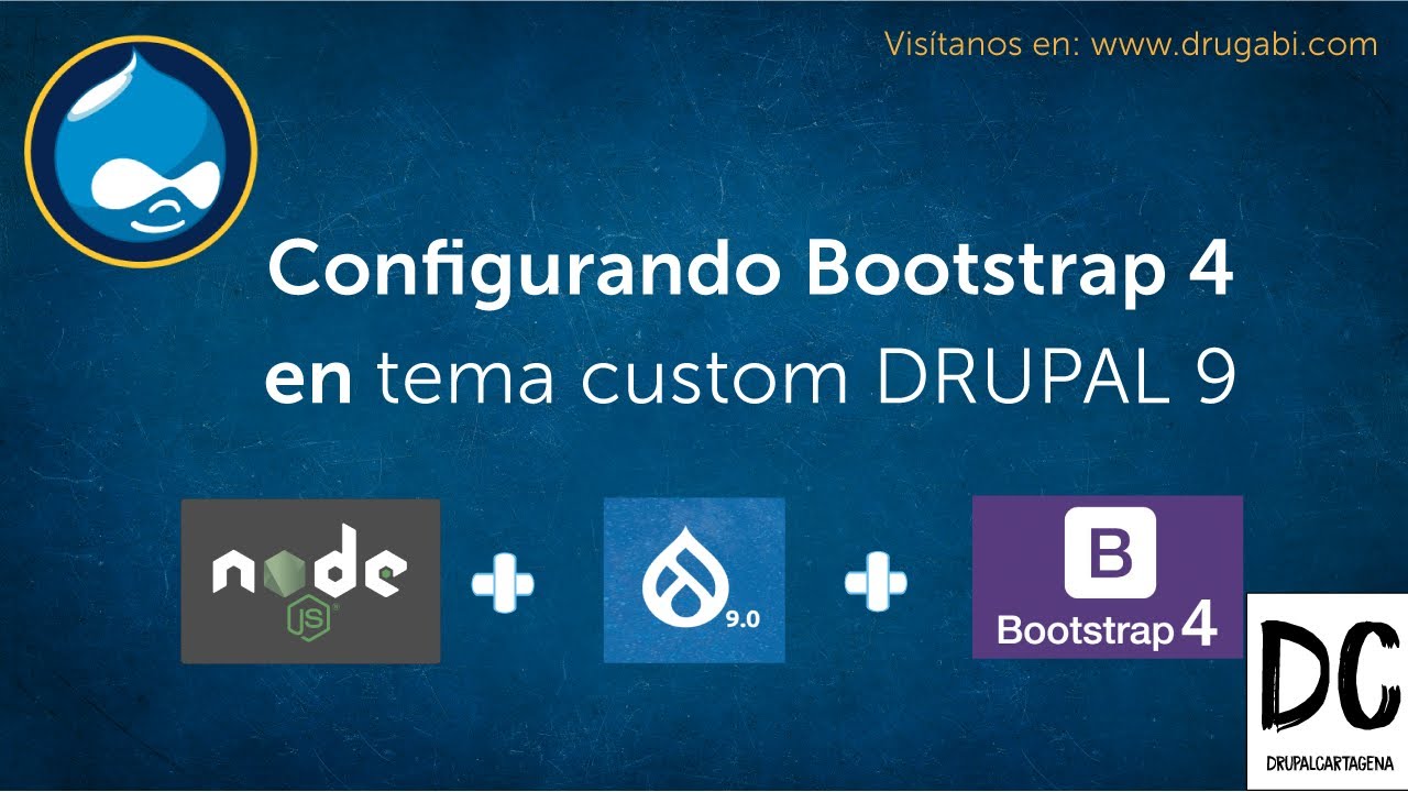 10 - Theming Drupal 9: Configurando bootstrap 4
