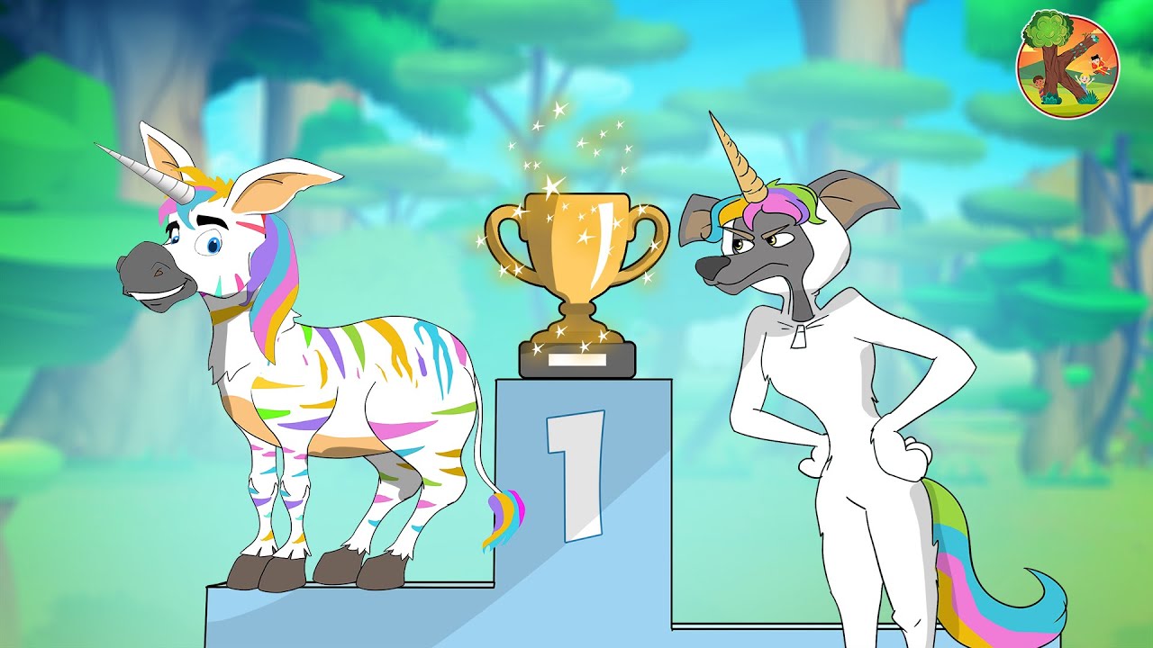 Wolf and Seven Little Goats - Musician Goat - The Unicorn | KONDOSAN English | Bedtime Stories