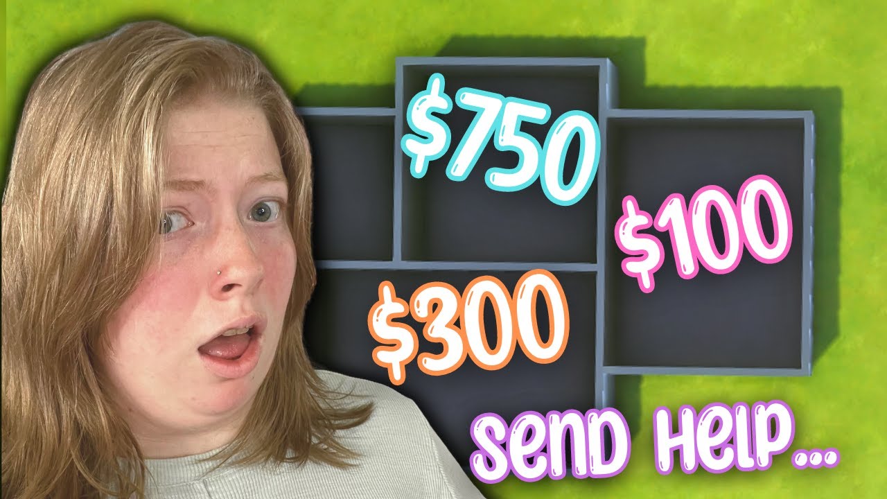 Building a House in the Sims 4 but Each Room has a Different Budget