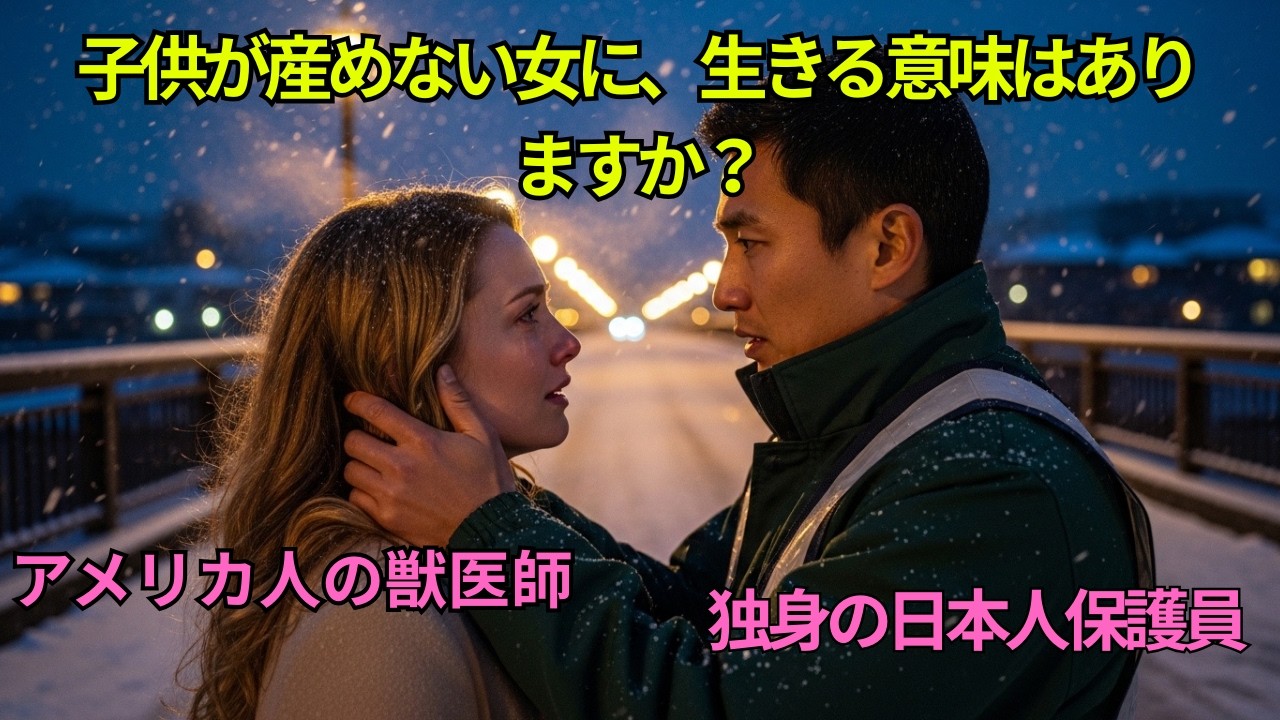 「私は母親になれません」不妊で離婚させられたアメリカ人獣医師エマ・ハリソン34、日本でパスポートを破って離れなかった理由  外国人感動ストーリー、海外感動ストーリー、ストーリーオーディオブック