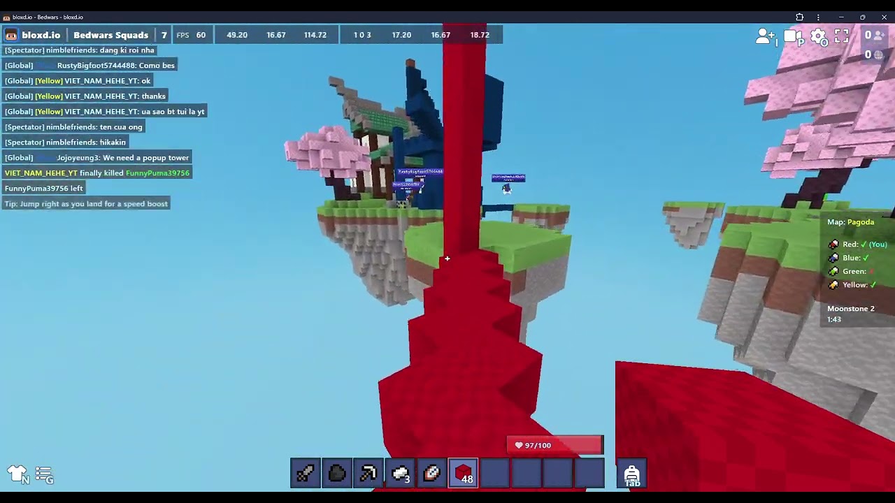 Day 2 of playing Bedwars on Bloxd (BAD ENDING)
