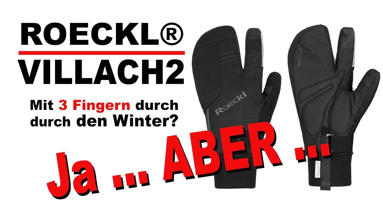 3-Finger-Handschuhe von Roeckl® - warm🔥 und griffig, ABER mit Schwächen ... 😞