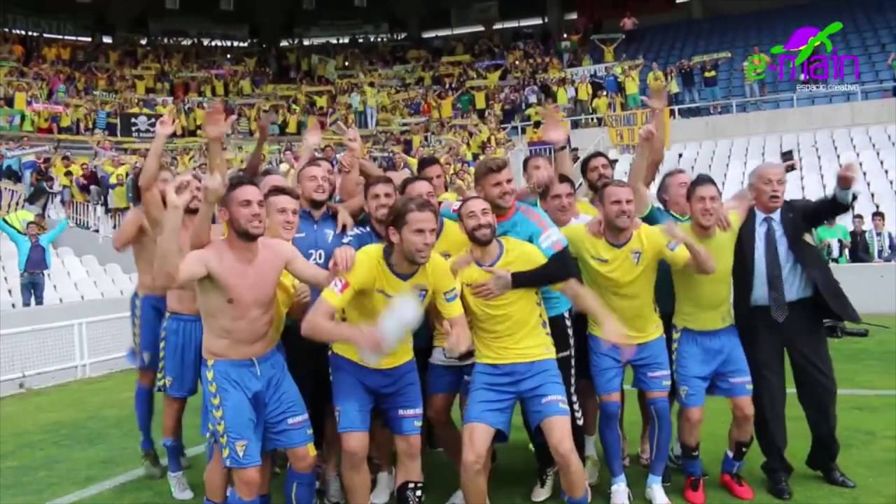 Así celebró el cadismo la victoria ante el Racing de Santander