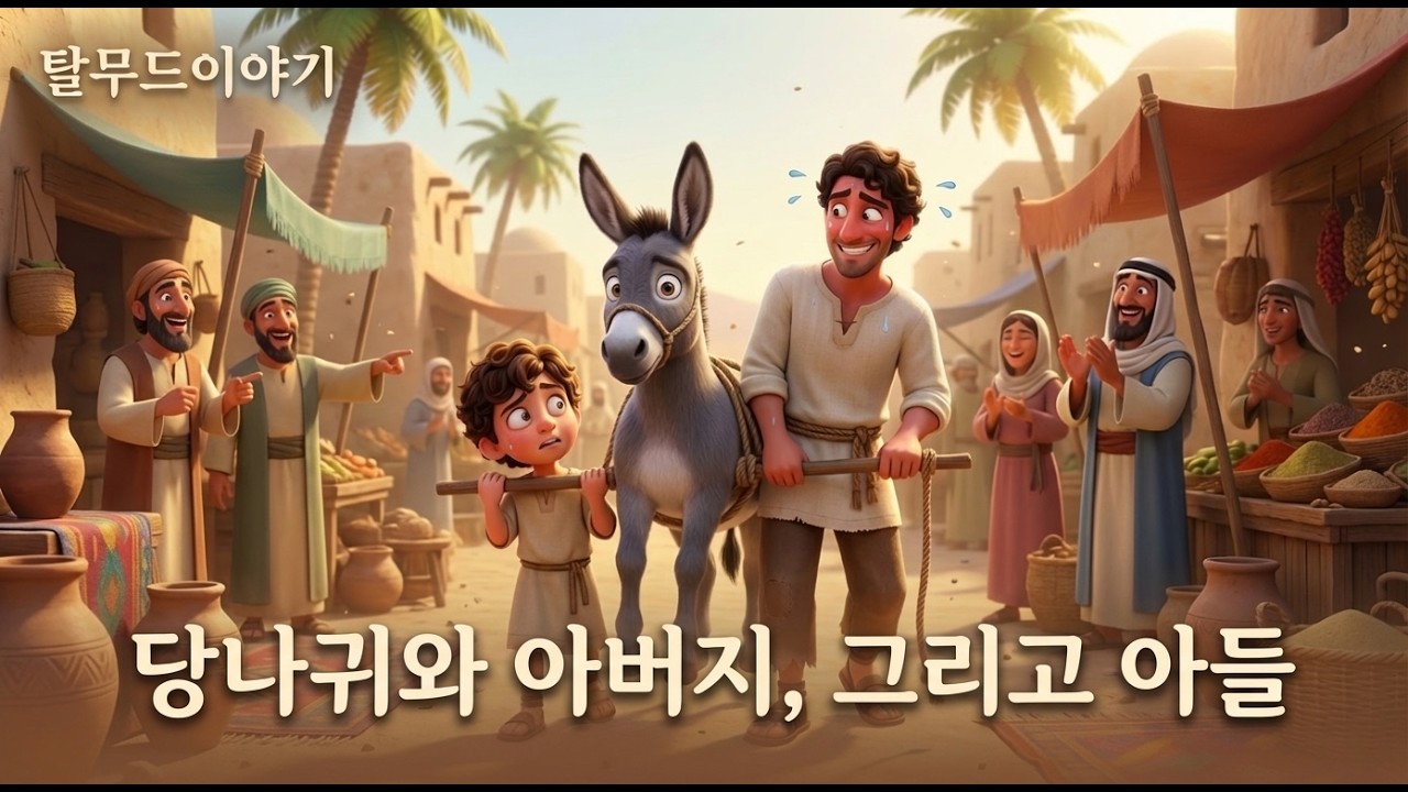 성우가 읽어주는 동화이야기 | 탈무드 | 당나귀와 아버지, 그리고 아들 - 누구말을 들어야 할까요?
