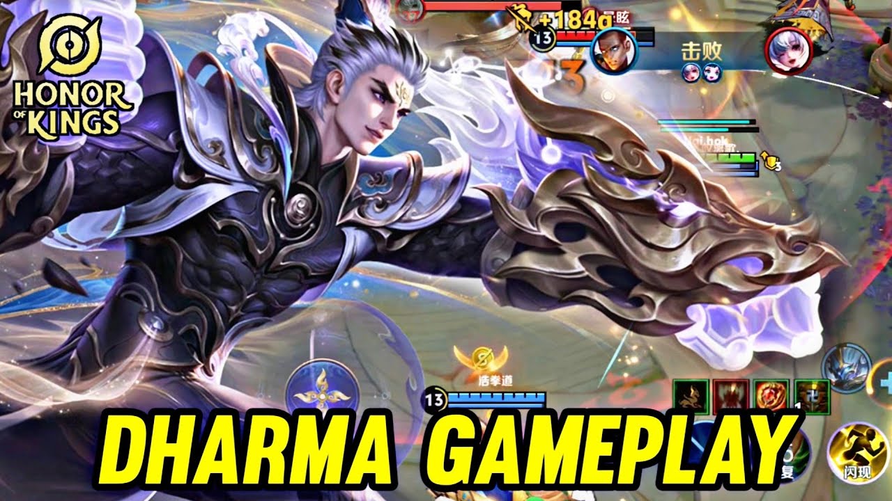 HOK : DHARMA GAMEPLAY | IN CLASH LANE - HONOR OF KINGS