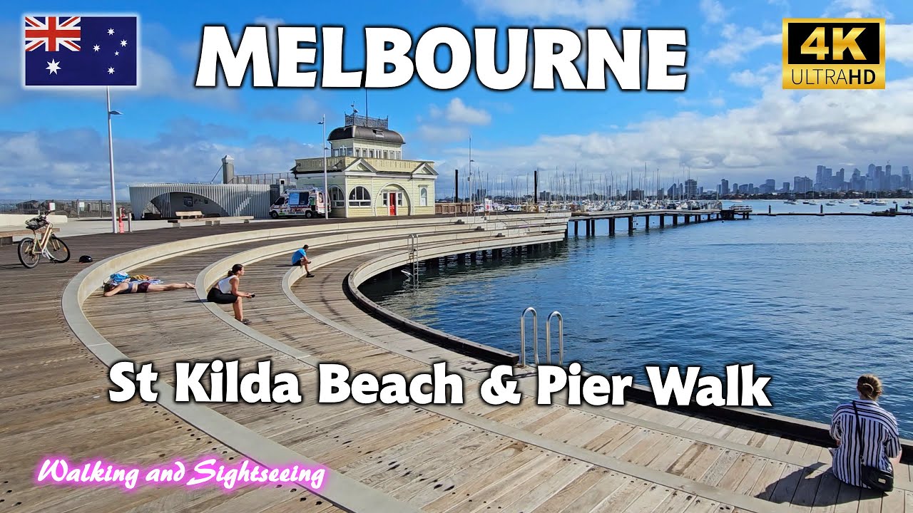 St Kilda Beach Walk & Explore 2025 | Pier & Promenade Sightseeing Tour Melbourne Victoria Australia
