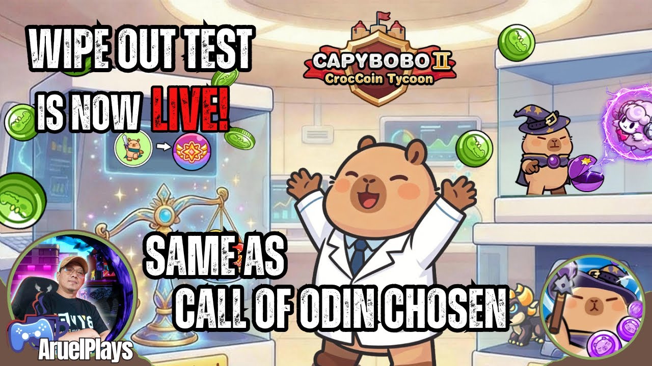 Capybobo2 Wipe Test Play to Airdrop How to get Started Basic Guides