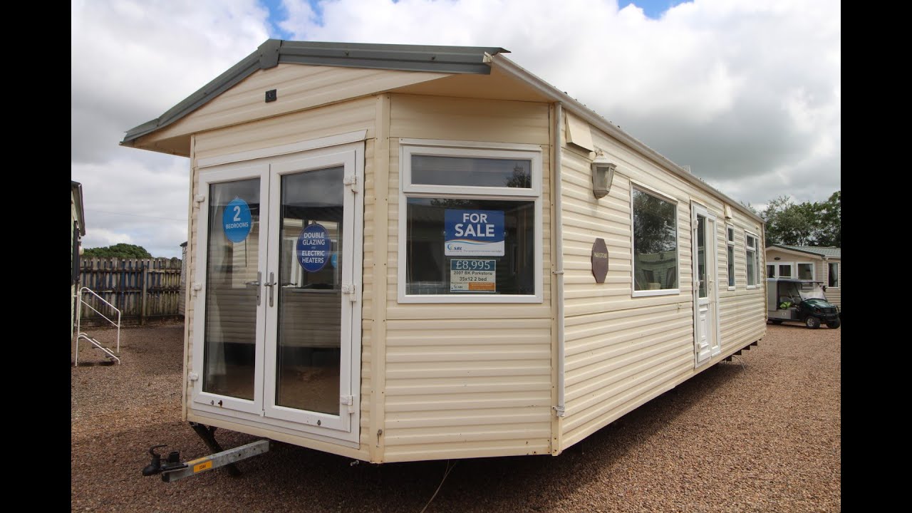 Wallpaper thoughts? You decide! BK Parkstone 35x12 2 bed caravan walkthrough