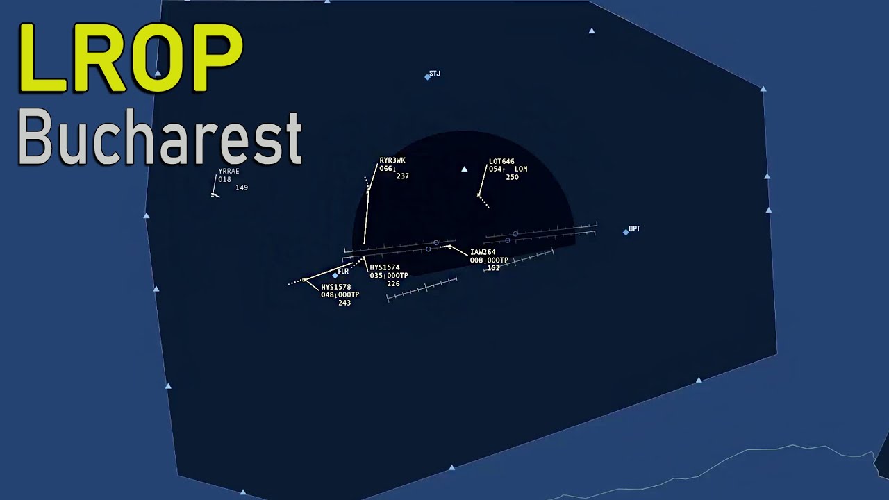 ATC RADAR | [ LROP ] | Bucharest Approach/Departure