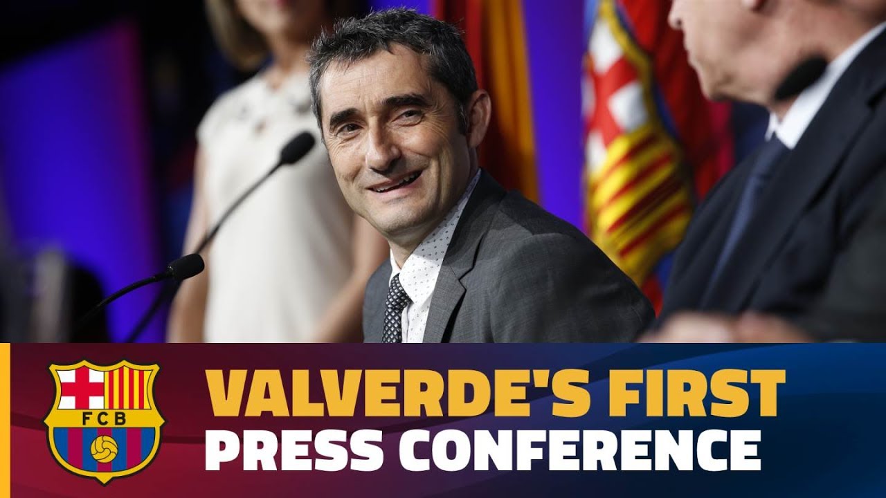 Barça's new coach words in his first appearance before the Media