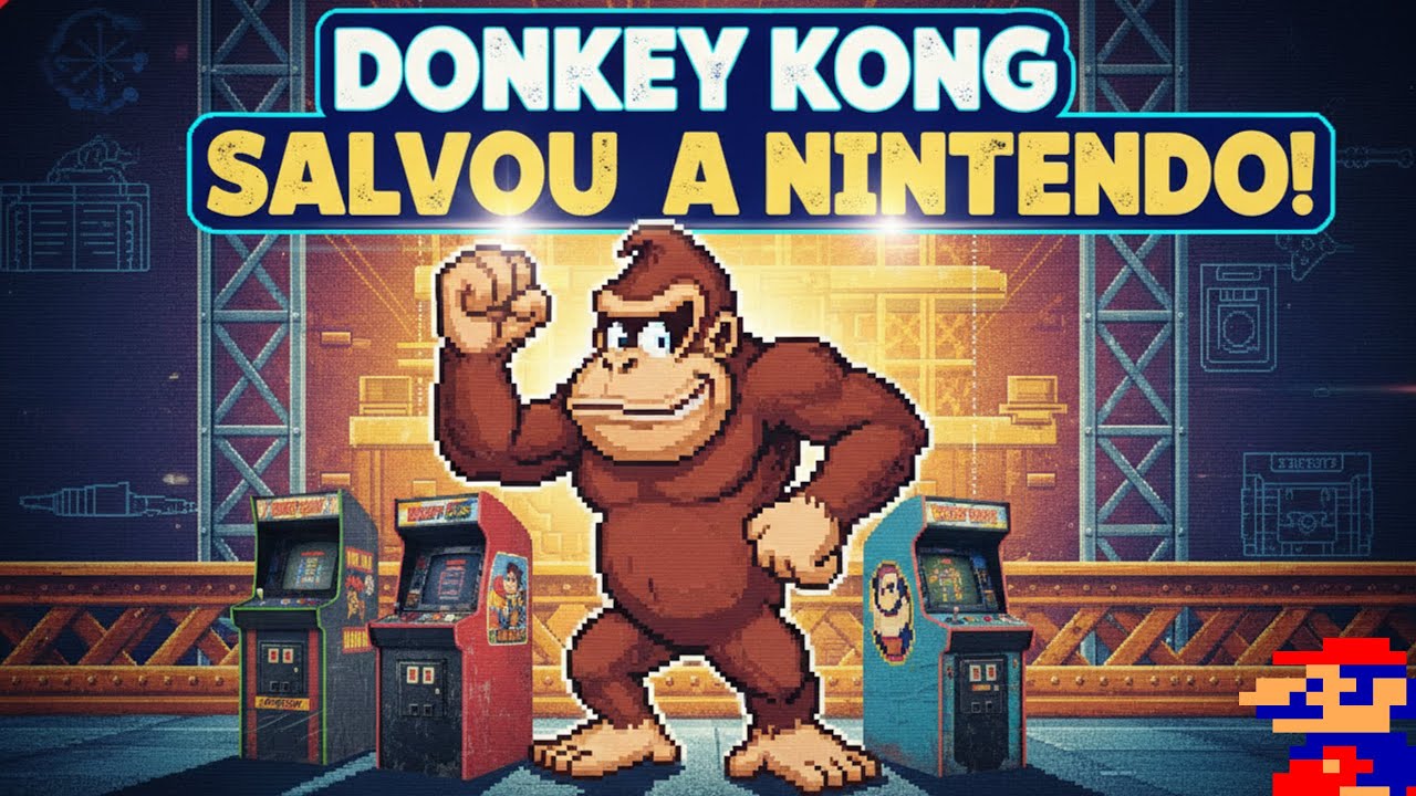 Como um Gorila de 8-bits Impediu a Nintendo de Desaparecer