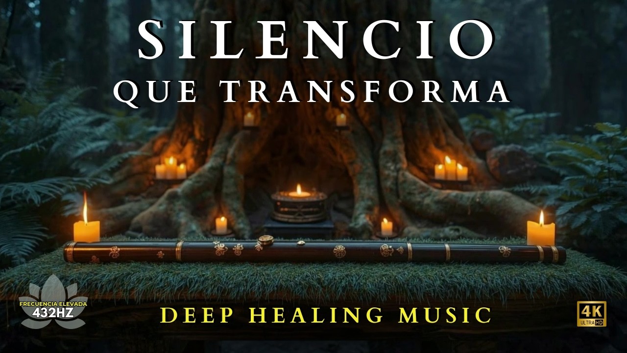 432Hz Silencio que Transforma | Calma el Estrés y la Ansiedad | Deep Healing Music 4K