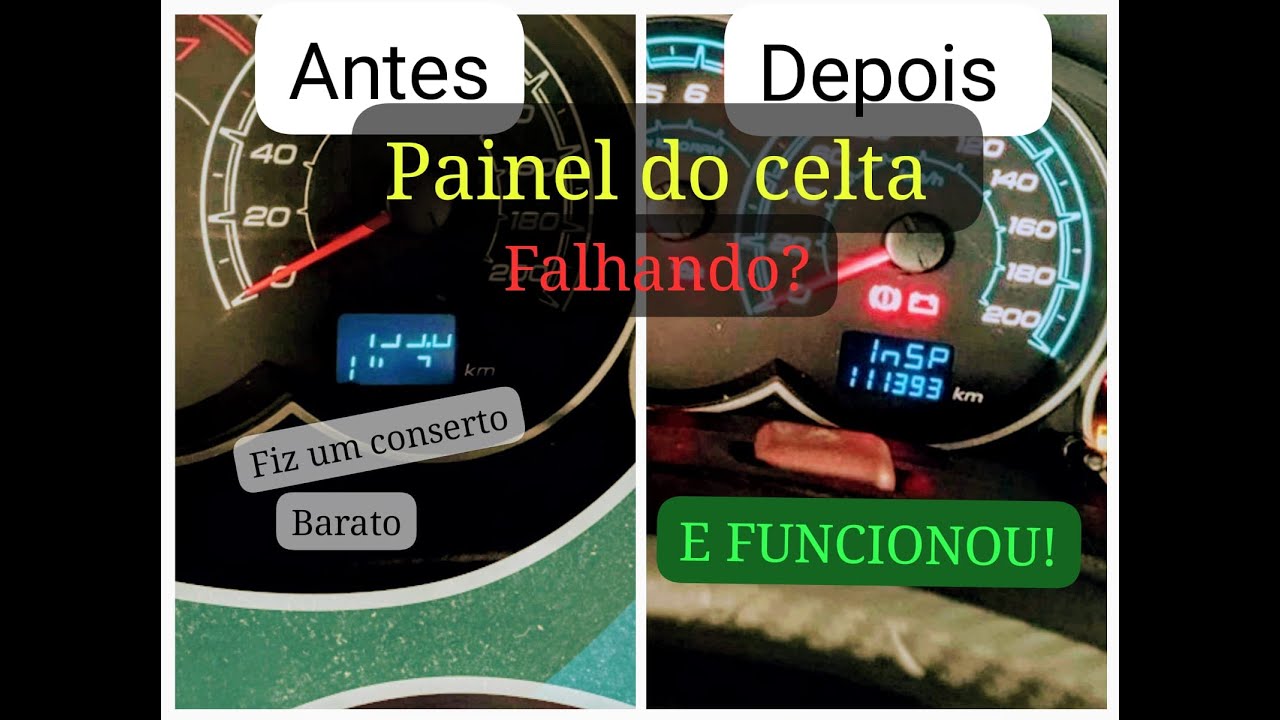 🔧 Conserto do Painel do Celta 2012 – Display com Dígitos Falhando? Veja Como Resolver! REPARO